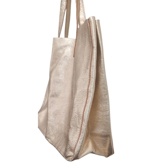 Velvet by Graham & Spencer Classic Gold pink Shoulder Bag - Picture 4 of 13